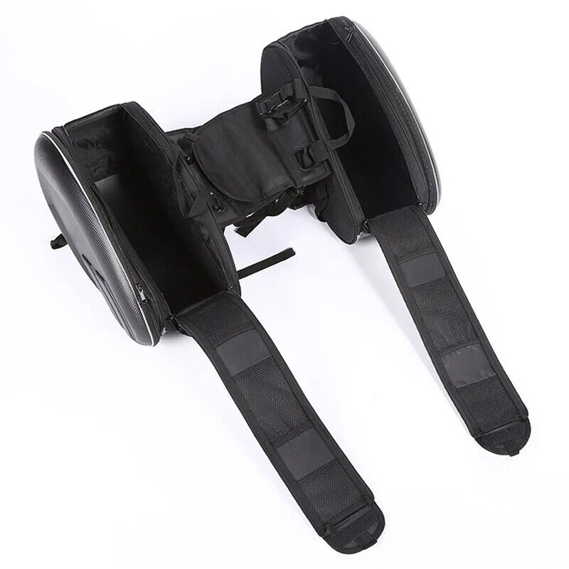 1 Pair Motorcycle Pannier Side Saddle Bags Luggage with Rain Cover Waterproof Storage - VirtualLightMotorcycle Panniers