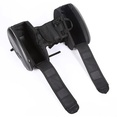 1 Pair Motorcycle Pannier Side Saddle Bags Luggage with Rain Cover Waterproof Storage - VirtualLightMotorcycle Panniers