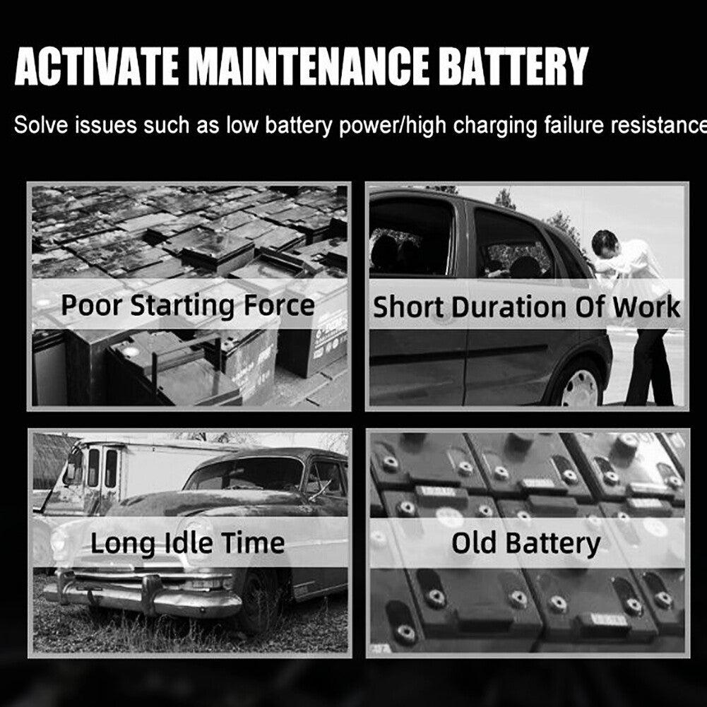 12V Intelligent Motorcycle Motorbike Car Battery Charger Automatic Smart Trickle - VirtualLightBike Waterproof Phone Holder