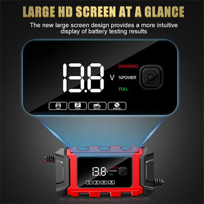 12V Intelligent Motorcycle Motorbike Car Battery Charger Automatic Smart Trickle - VirtualLightBike Waterproof Phone Holder