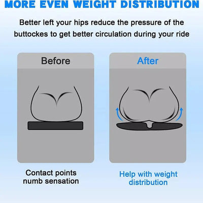 3D Motorbike Gel Pad Motorcycle Seat Cushion Seat Protection Pad For Long Rides - VirtualLightMotorcycle Seat Pad