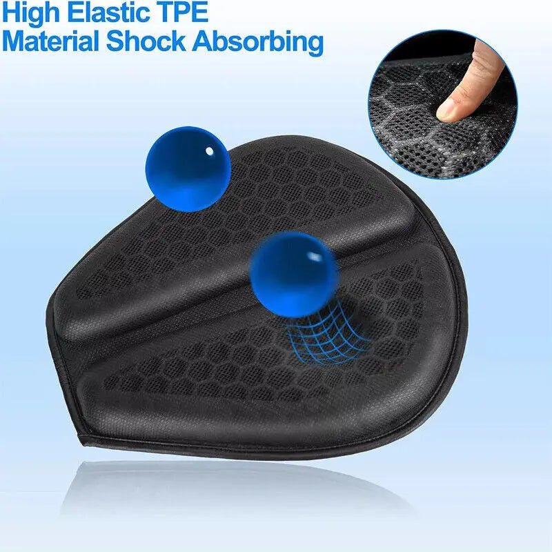 3D Motorbike Gel Pad Motorcycle Seat Cushion Seat Protection Pad For Long Rides - VirtualLightMotorcycle Seat Pad