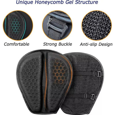 3D Motorbike Gel Pad Motorcycle Seat Cushion Seat Protection Pad For Long Rides - VirtualLightMotorcycle Seat Pad