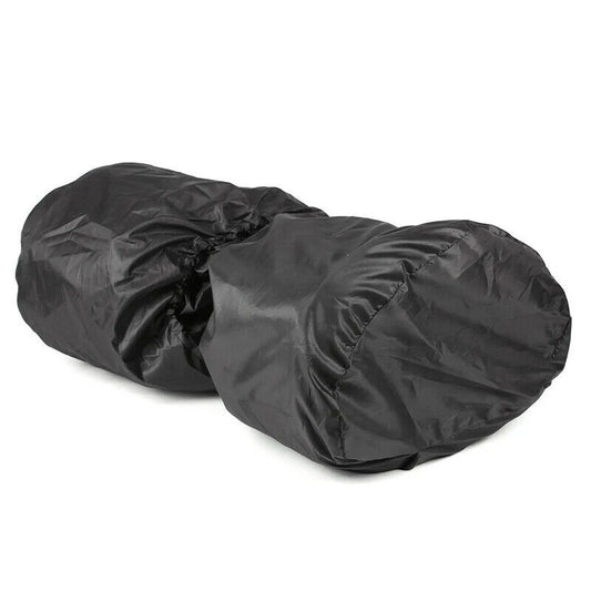 1 Pair Motorcycle Pannier Side Saddle Bags Luggage with Rain Cover Waterproof Storage