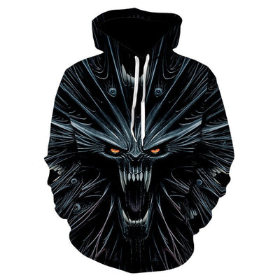 All kinds of fancy scary skull print hoodies - VirtualLight0