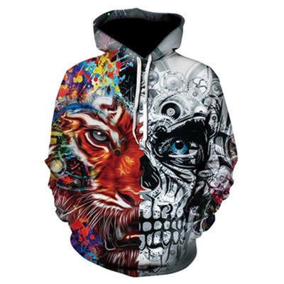 All kinds of fancy scary skull print hoodies - VirtualLight0