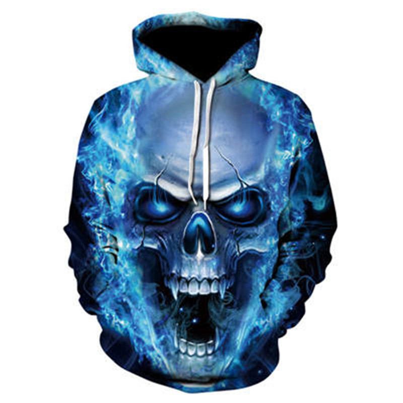 All kinds of fancy scary skull print hoodies - VirtualLight0