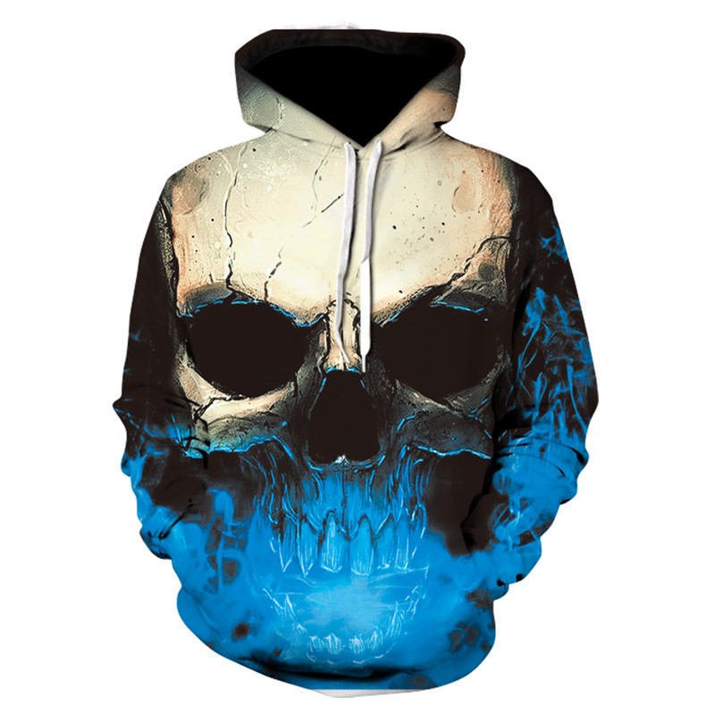 All kinds of fancy scary skull print hoodies - VirtualLight0