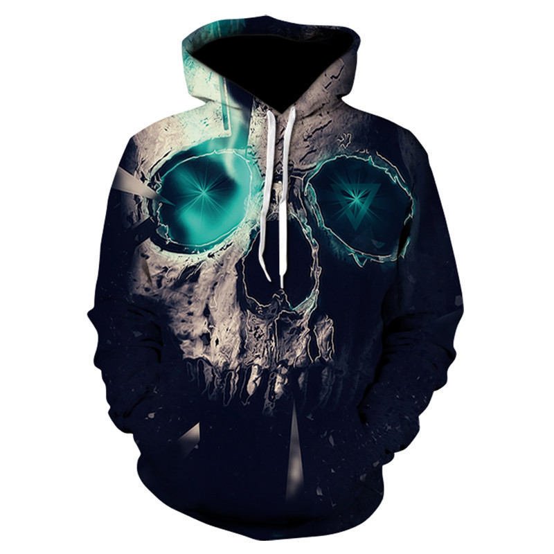 All kinds of fancy scary skull print hoodies - VirtualLight0