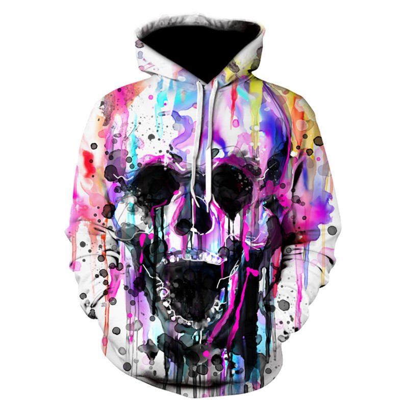 All kinds of fancy scary skull print hoodies - VirtualLight0