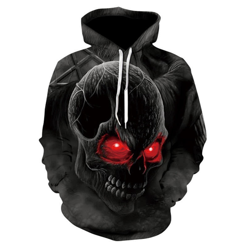 All kinds of fancy scary skull print hoodies - VirtualLight0