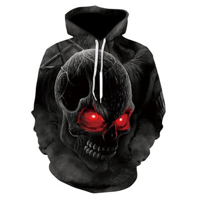 All kinds of fancy scary skull print hoodies - VirtualLight0