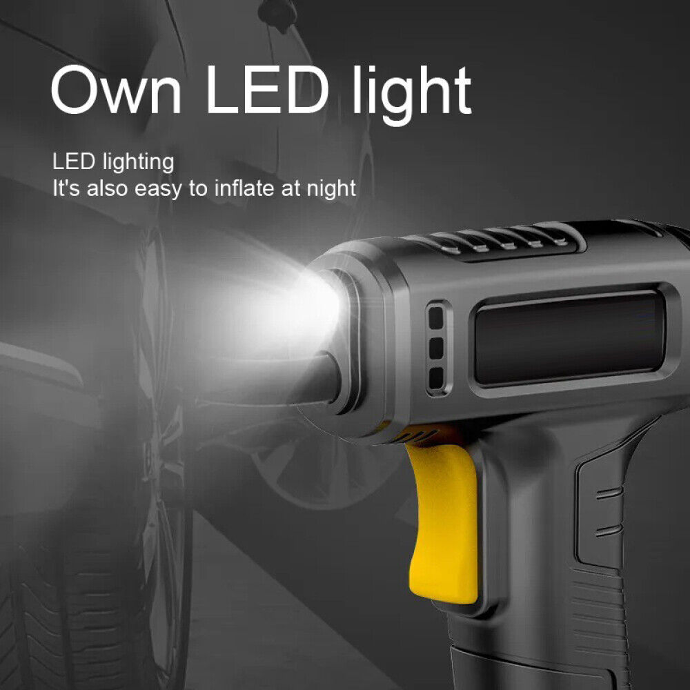 Car Tyre Inflator Cordless Digital USB Rechargeable Tire Air Compressor UK - VirtualLightBike Waterproof Phone Holder