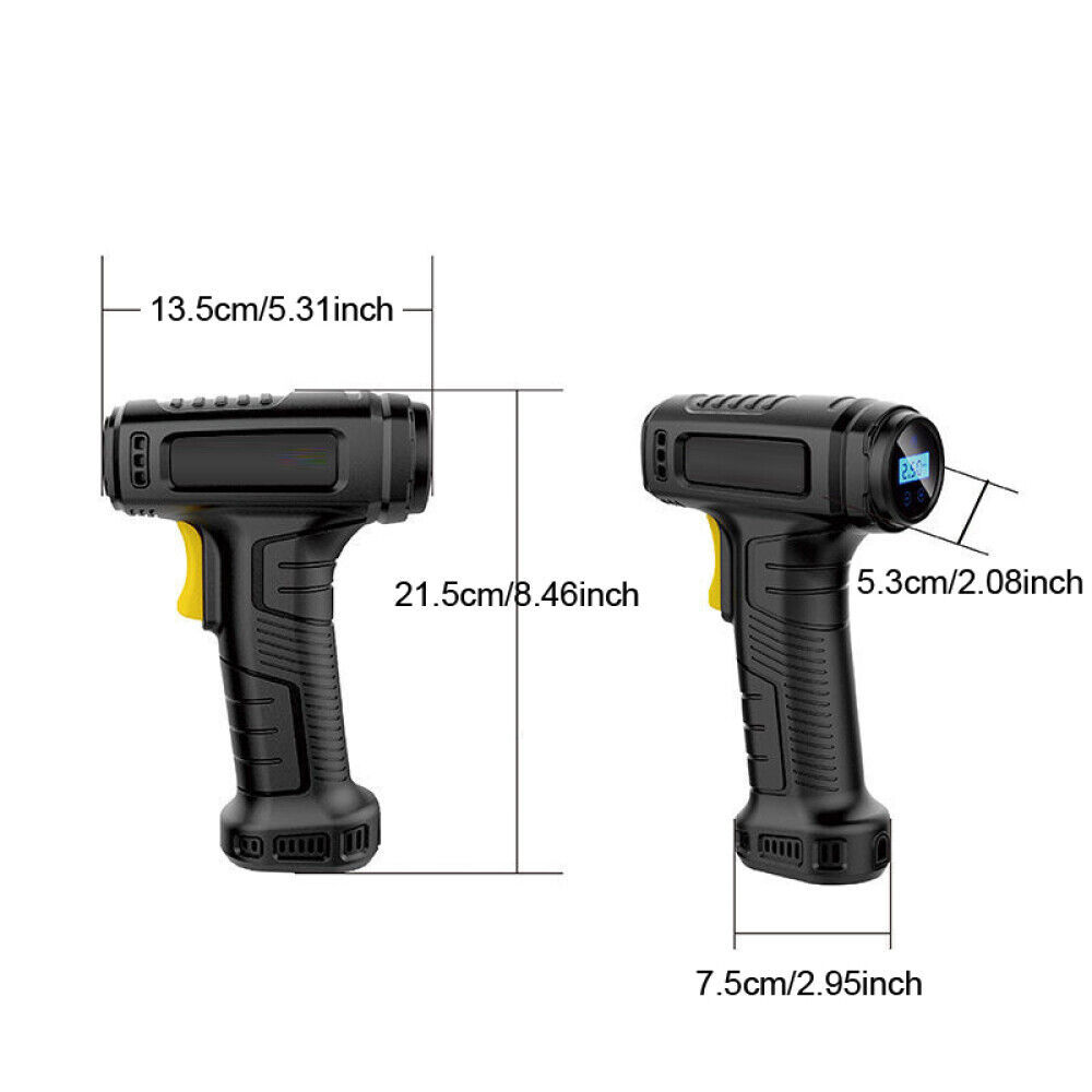 Car Tyre Inflator Cordless Digital USB Rechargeable Tire Air Compressor UK - VirtualLightBike Waterproof Phone Holder