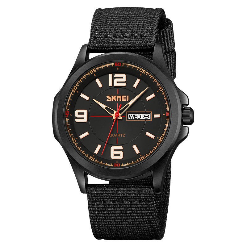 Classic Men's Watch Round Luminous Waterproof Quartz Wrist Watch - VirtualLight0