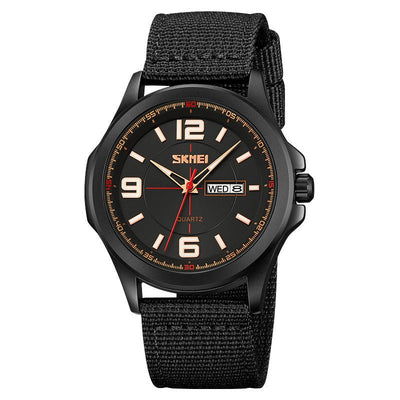 Classic Men's Watch Round Luminous Waterproof Quartz Wrist Watch - VirtualLight0