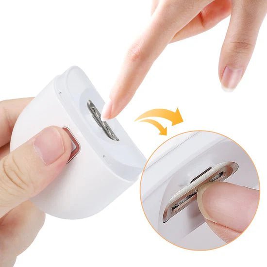 Electric Nail Clipper With Light Nail Polishing Machine - VirtualLight