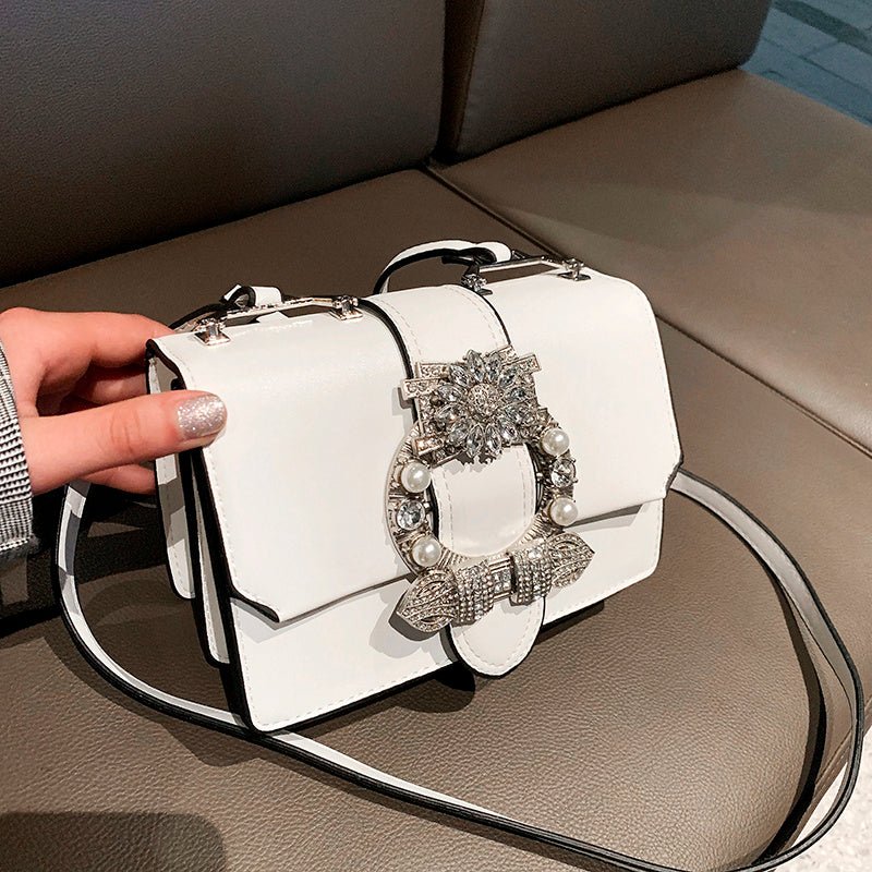 Fashion Designer Famous Bags For Women Designer Diamond Lock Bags Quality PU Leather Women Handbags Elegant Lady Shoulder Bags - VirtualLight4