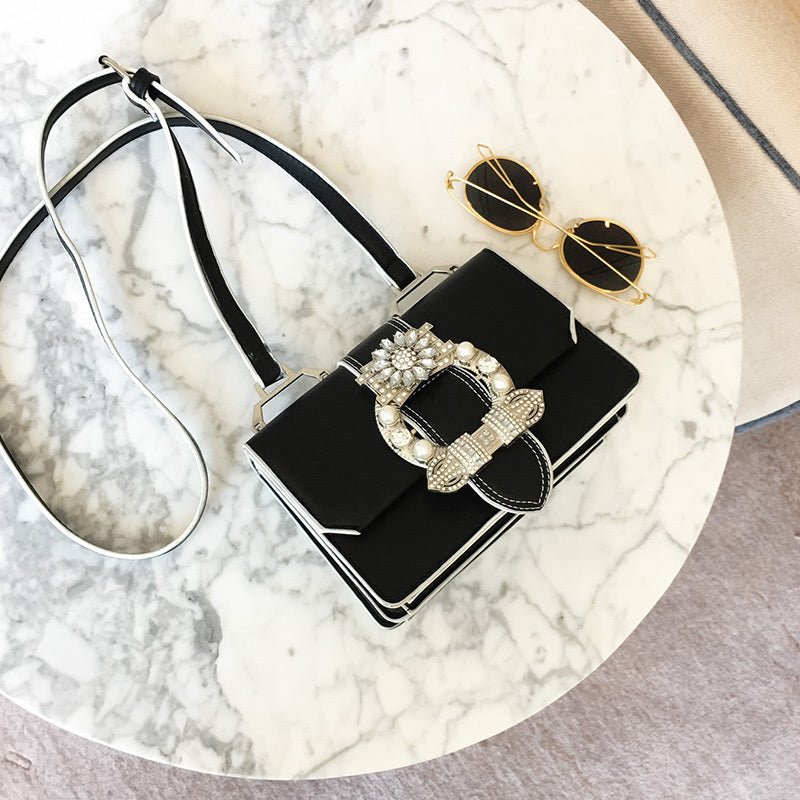 Fashion Designer Famous Bags For Women Designer Diamond Lock Bags Quality PU Leather Women Handbags Elegant Lady Shoulder Bags - VirtualLight4