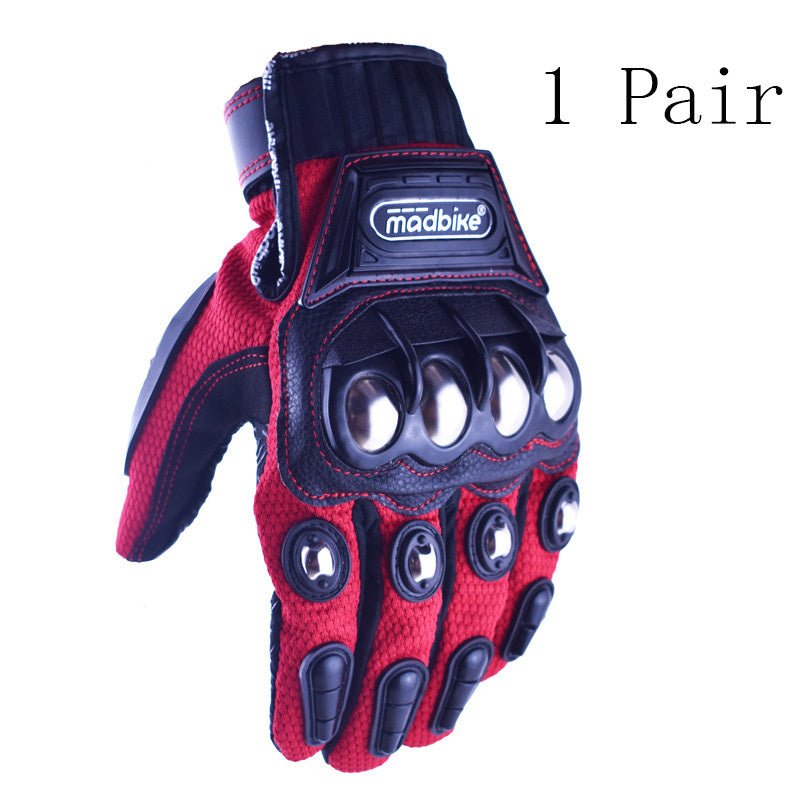 Hot Style Off - Road Motorcycle Riding Gloves Alloy Protective - VirtualLightMotorcycle Gloves