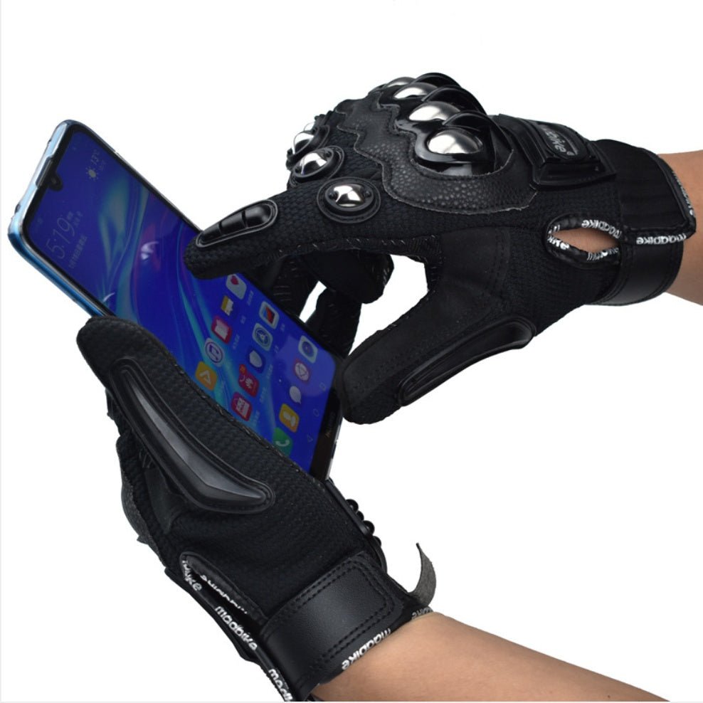 Hot Style Off - Road Motorcycle Riding Gloves Alloy Protective - VirtualLightMotorcycle Gloves