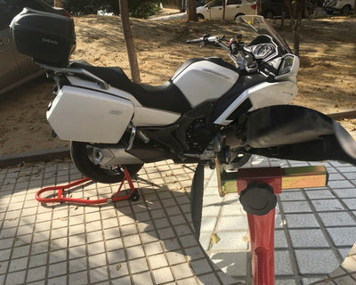 Lifting And Lowering Maintenance Tools For Motorcycle Front And Rear Wheels - VirtualLight0