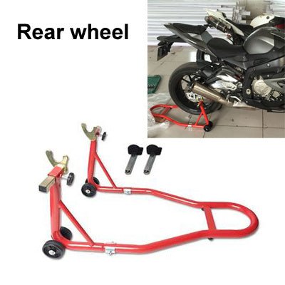 Lifting And Lowering Maintenance Tools For Motorcycle Front And Rear Wheels - VirtualLight0