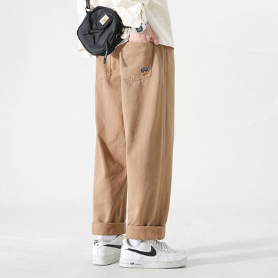 Men's Loose Cargo Pants Straight Casual Trousers - VirtualLight0