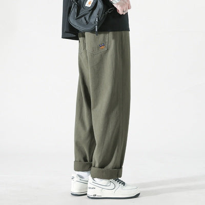 Men's Loose Cargo Pants Straight Casual Trousers - VirtualLight0