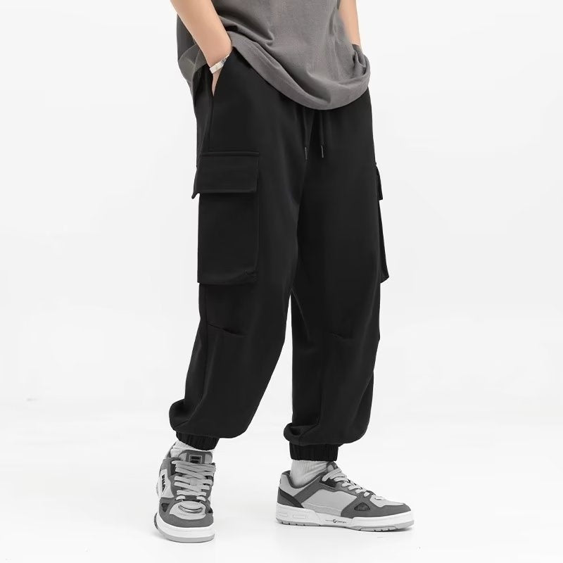 Men's Loose Tappered Cargo Pants Fashion - VirtualLight0