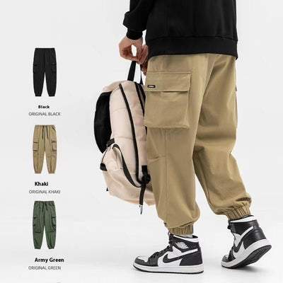 Men's Loose Tappered Cargo Pants Fashion - VirtualLight0