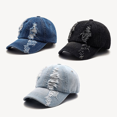 Men's Washed And Worn Cowboy Baseball Caps - VirtualLight0