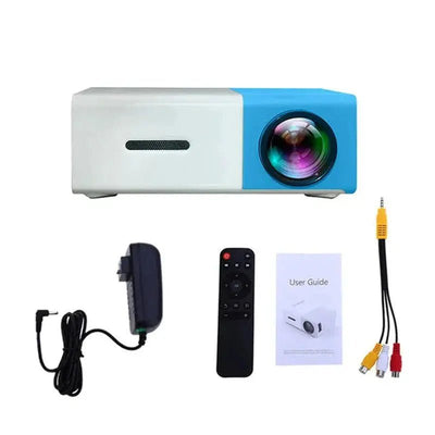 Mini Projector – 1080P Full HD Support, Portable LED Projector, 4K Video Playback, Multiple Connectivity Options - VirtualLight