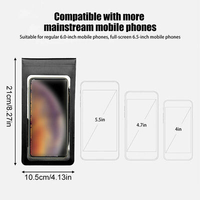 Motor Bike 360 Waterproof Phone Case Mount Holder For All Mobile Phones - VirtualLightBike Waterproof Phone Holder