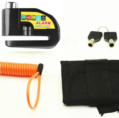 Motorcycle lock Mountain bike alarm lock - VirtualLightMotorcycle lock Mountain bike alarm lock