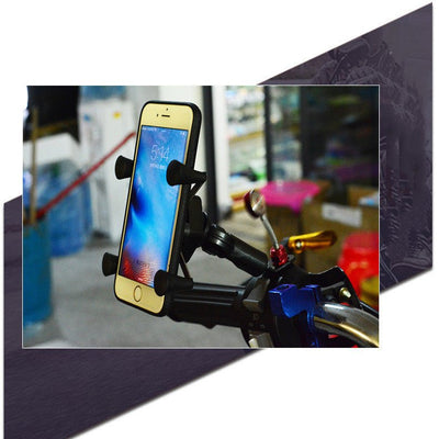 Motorcycle Rechargeable Mobile Phone Holder Convenient Auto And Motorcycle Accessories - VirtualLightBike Waterproof Phone Holder