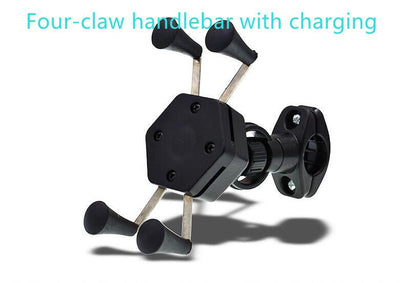 Motorcycle Rechargeable Mobile Phone Holder Convenient Auto And Motorcycle Accessories - VirtualLightBike Waterproof Phone Holder