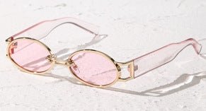 Retro Small Frame Sunglasses For Women - VirtualLight0