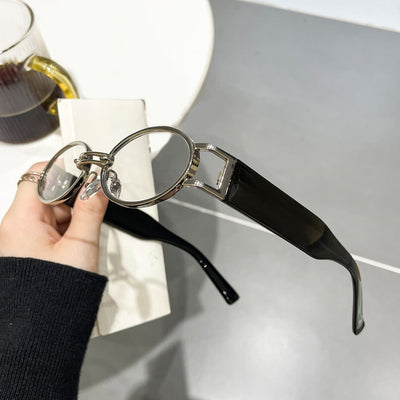 Retro Small Frame Sunglasses For Women - VirtualLight0