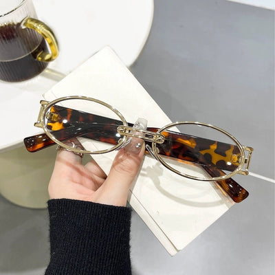 Retro Small Frame Sunglasses For Women - VirtualLight0