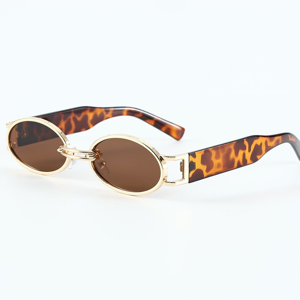 Retro Small Frame Sunglasses For Women - VirtualLight0