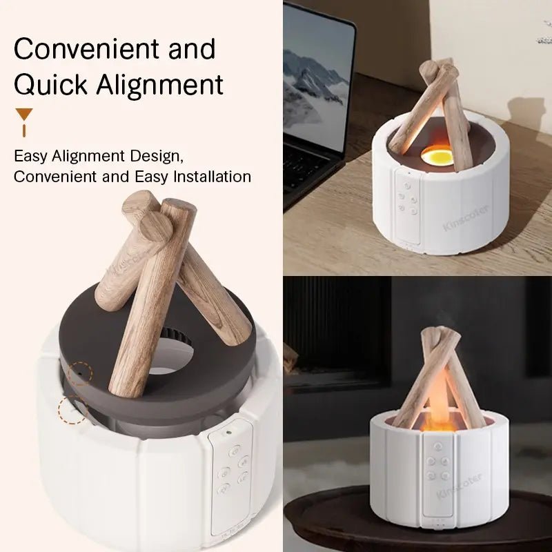 Simulated Flame Aroma Diffuser - VirtualLight