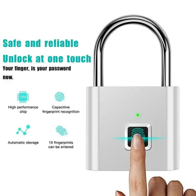 Smart Fingerprint Padlock - VirtualLight