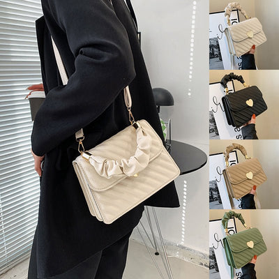 Women Handbags Fashion Chain Shoulder Bags With Love Metal Design - VirtualLight4