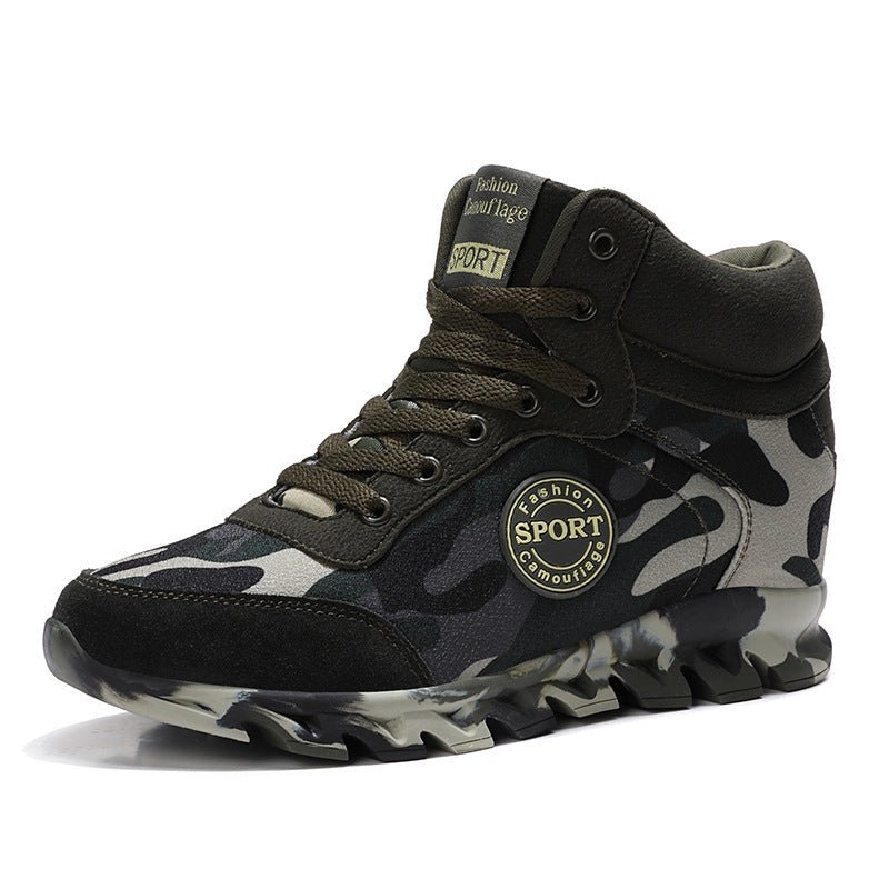 Women's Casual Camouflage Increased Sneakers - VirtualLight0