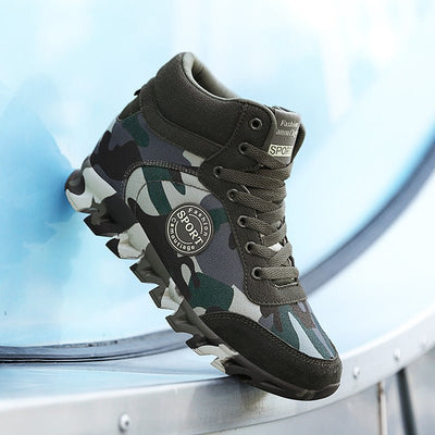 Women's Casual Camouflage Increased Sneakers - VirtualLight0