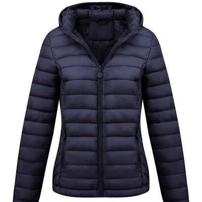 Women's Lightweight Hooded Winter Jacket Nylon Material - VirtualLightWomen's Lightweight Hooded Winter Jacket