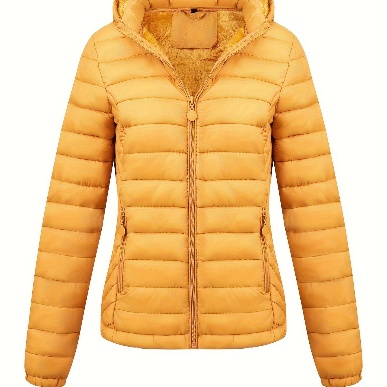 Women's Lightweight Hooded Winter Jacket Nylon Material - VirtualLightWomen's Lightweight Hooded Winter Jacket