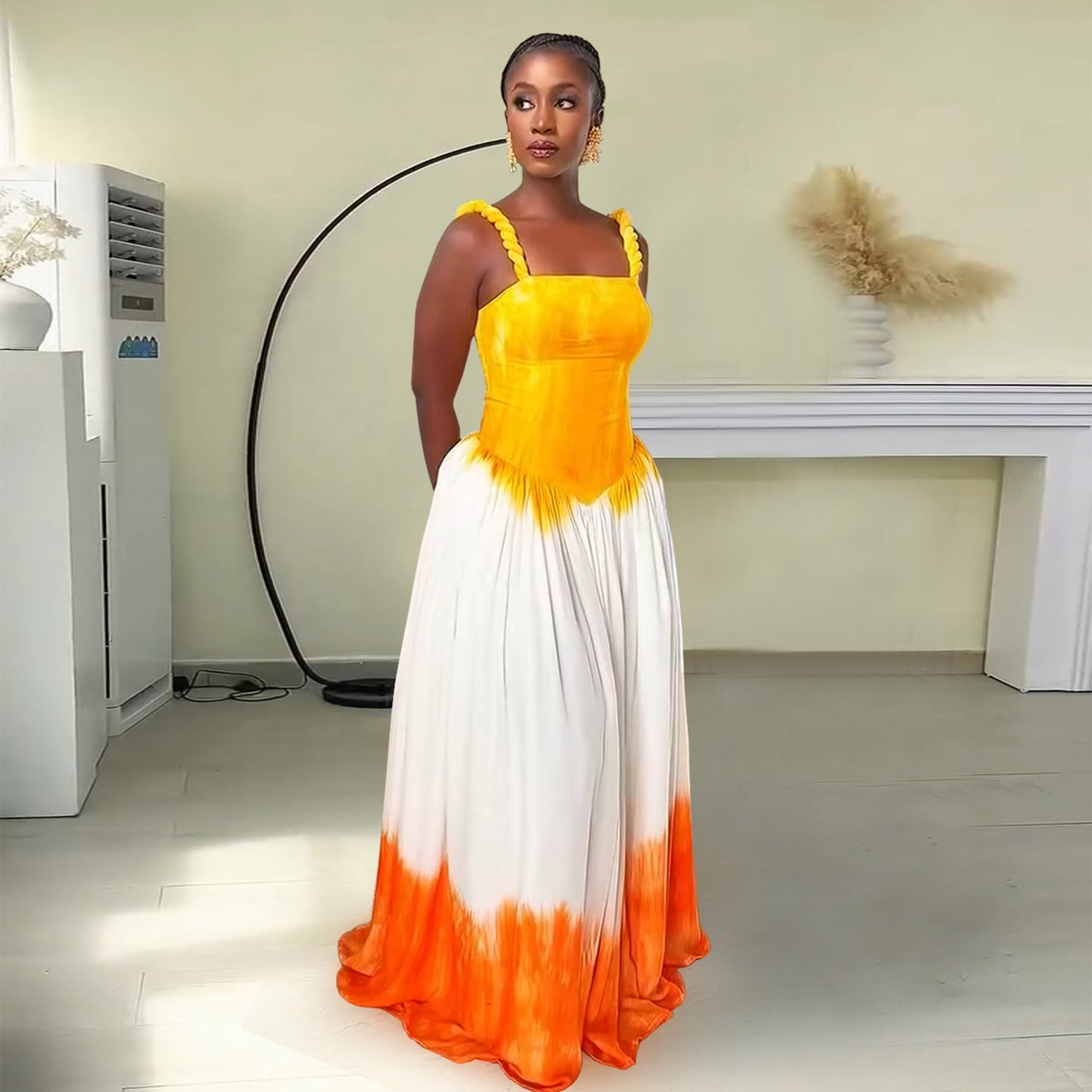 Women's Wear Loose Sling Seaside Atmosphere Dress - VirtualLight0