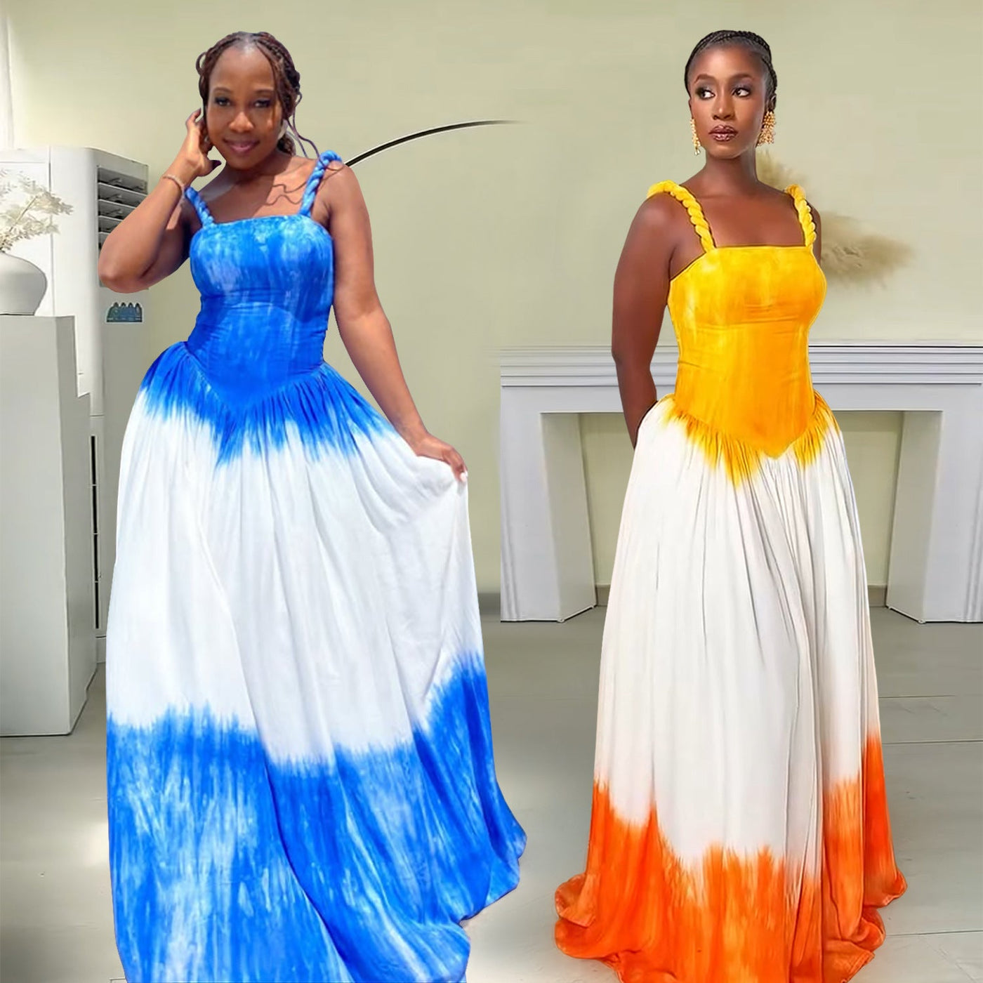 Women's Wear Loose Sling Seaside Atmosphere Dress - VirtualLight0